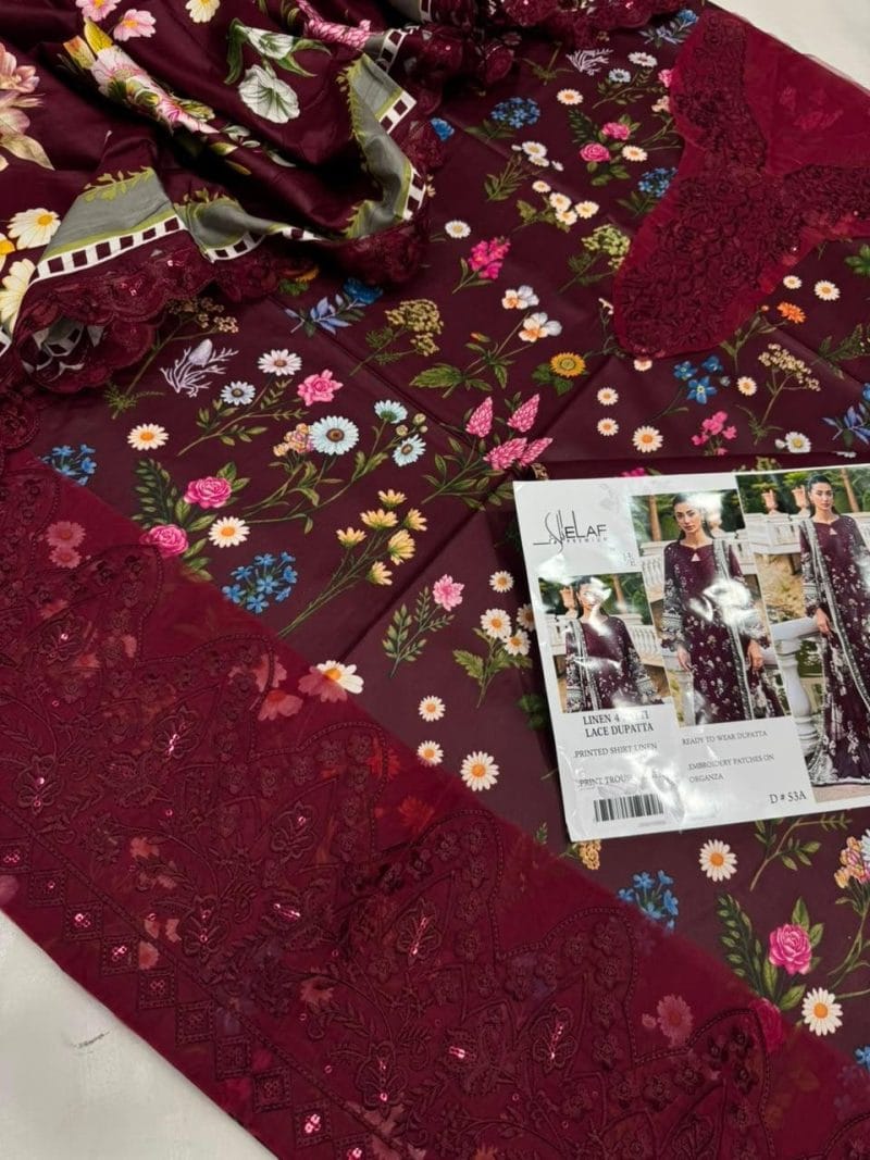 Winter Linen with Ready to Wear Dupatta D-53A