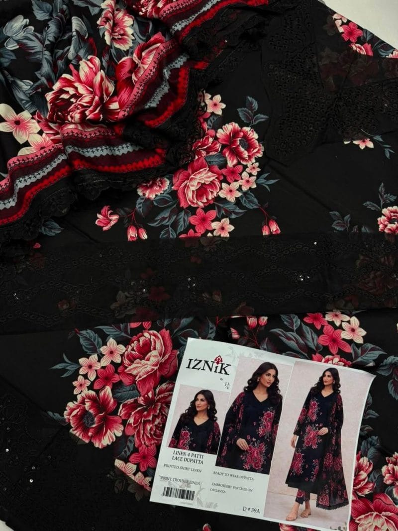 Winter Linen with Ready to Wear Dupatta D-39A