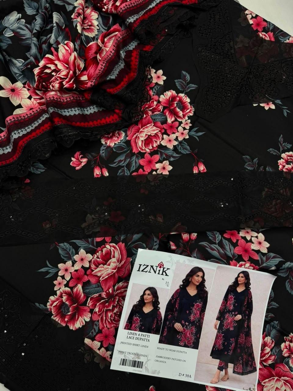 Winter Linen with Ready to Wear Dupatta D-39A