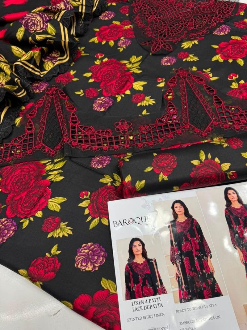 Winter Linen with Ready to Wear Dupatta D-32A