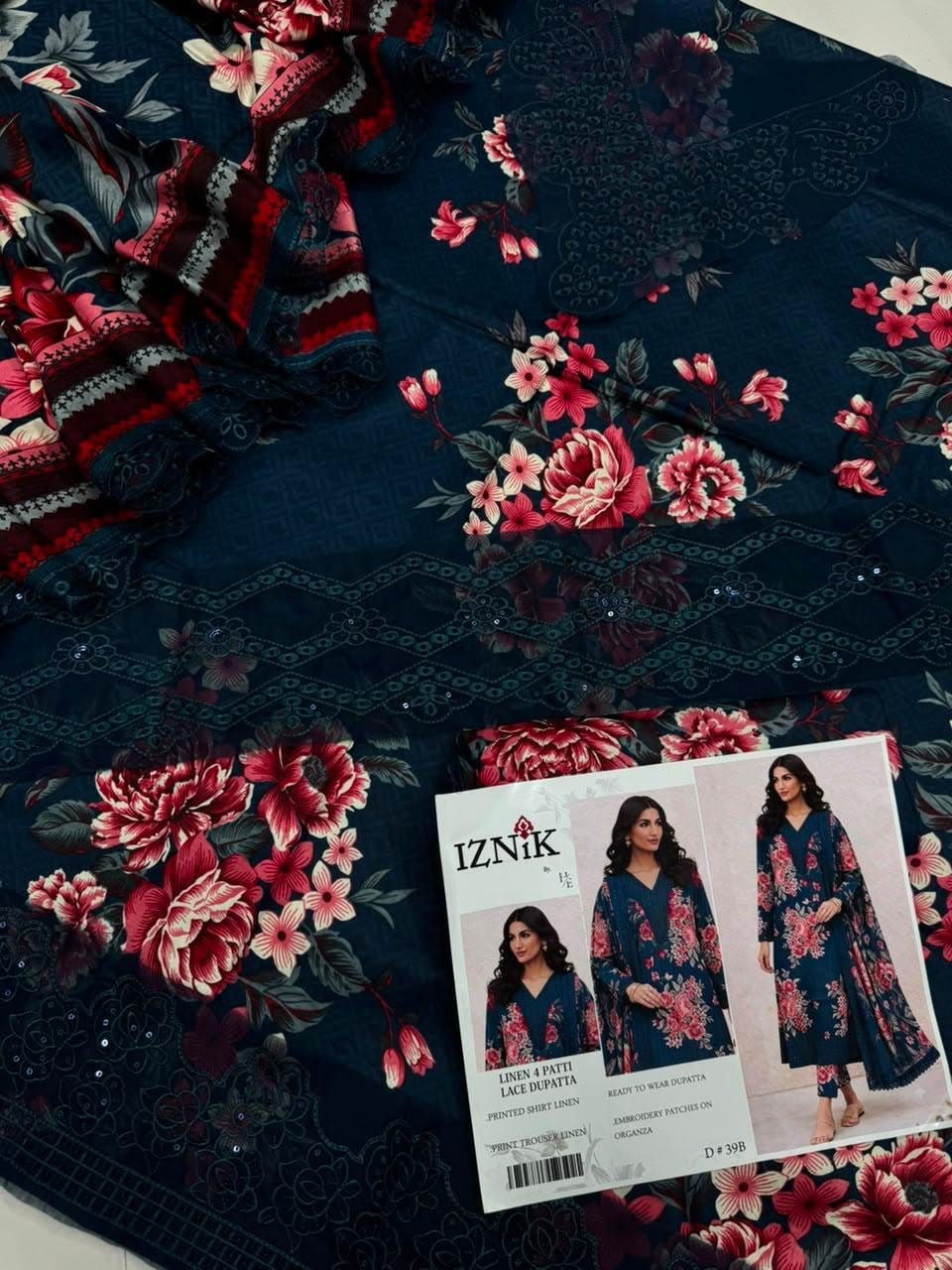 Winter Linen with Ready to Wear Dupatta D-39B